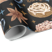 Warme chocolade en kaneelstallen cadeaupapier (Rol Hoek)