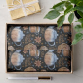 Warme chocolade en kaneelstallen tissuepapier (Geschenk)