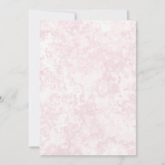 Warme chocolade en koekjes Roze kerstfeest Kaart (Achterkant)