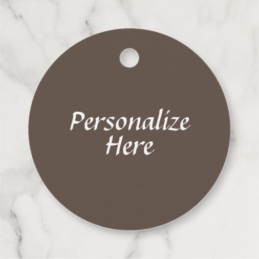 Warme chocolade en marshmallows bedankjes labels (Achterkant)