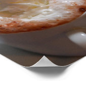 Warme chocolade en marshmallows poster (Hoek)