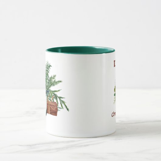 Warme Chocolade en peperkoek Kerstkoffie Mok (Midden)