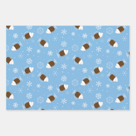 Warme Chocolade Inpakpapier Vel