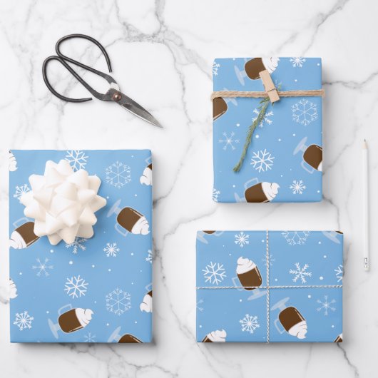 Warme Chocolade Inpakpapier Vel (Voorkant)