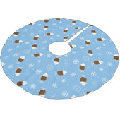 Warme Chocolade Kerstboom Rok (Gekanteld)