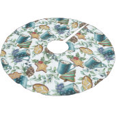 Warme chocolade, kerstkoekjes en groen kerstboom rok (Gekanteld)