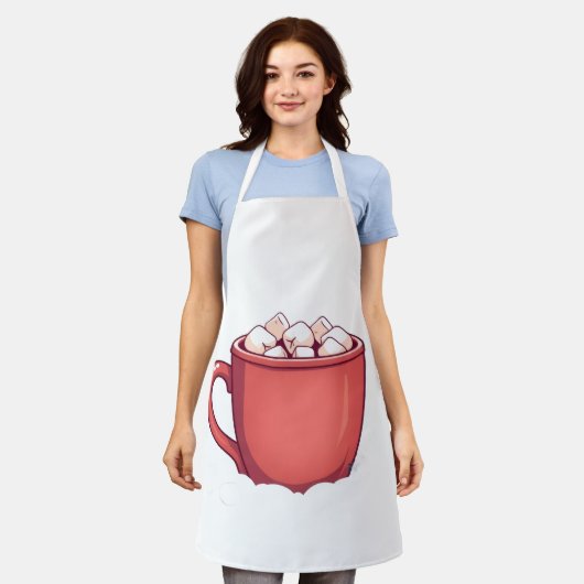 Warme Chocolade Mok Schort  (Gedragen)