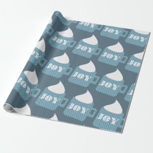 Warme Chocolade Mok Zweep Cream Vreugde Cadeaupapier