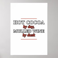 Warme Chocolade overdag, Gemberwijn bij schemer Po