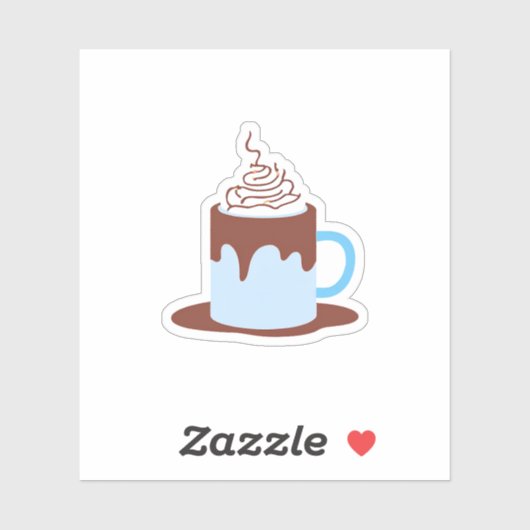 Warme Chocolade Sticker (Vel)