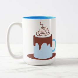 Warme Chocolade Tweekleurige Koffiemok