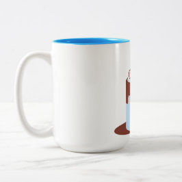 Warme Chocolade Tweekleurige Koffiemok