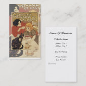  warme chocolade visitekaartje