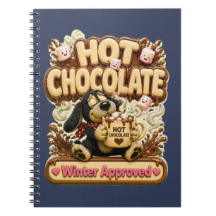 Warme Chocolade Winter Goedgekeurd Knus Notitieboek