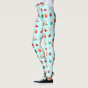 warme chocoladefeesten cacaopartij leggings