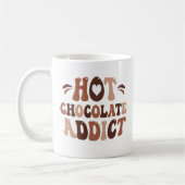 Warme chocoladeverslaafde koffiemok (Links)