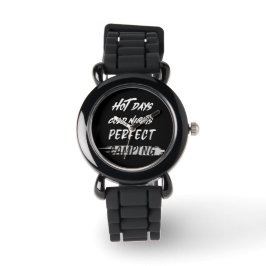 Warme Dagen Koude Nachten Perfect Kamperen Woestij Horloge