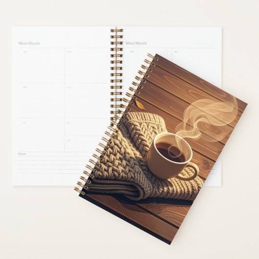 Warme deken en stomende drink planner (Display)