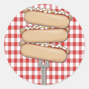 Warme dog stickers