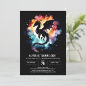 Warme Dragon Verjaardag Kinderen Kaart (Staand voorkant)