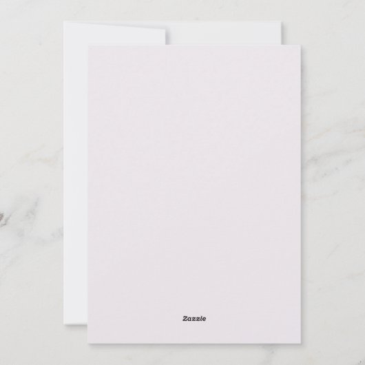 Warme en Fuzzy Wishes Wombat Kerst Kaart (Achterkant)