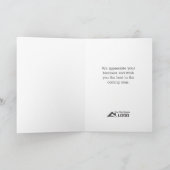 Warme en gezellige kerstwensen real estate kerstka kaart (Binnen)