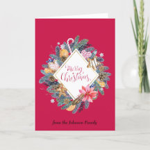 Warme en gezellige magische kerst Kaart