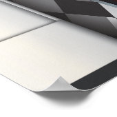 Warme en gezellige open haard poster (Hoek)