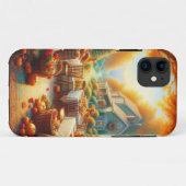 Warme en Gezellige Thanksgiving Verzamelen Case-Mate iPhone Case (Achterkant (horizontaal))