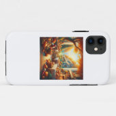 Warme en Gezellige Thanksgiving Verzamelen Case-Mate iPhone Case (Achterkant (horizontaal))