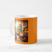 Warme en Gezellige Thanksgiving Verzamelen Koffiemok (Voorkant links)