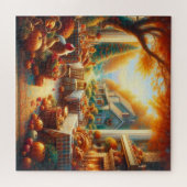 Warme en Gezellige Thanksgiving Verzamelen Legpuzzel (Horizontaal)