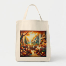 Warme en Gezellige Thanksgiving Verzamelen Tote Bag