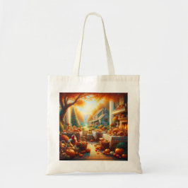 Warme en Gezellige Thanksgiving Verzamelen Tote Bag