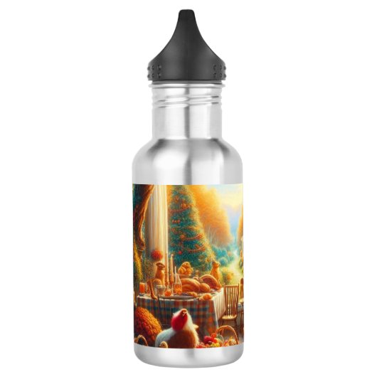 Warme en Gezellige Thanksgiving Verzamelen Waterfles (Links)