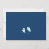 Warme en Gezellige Uitnodiging van het Verjaardags (Achterkant)