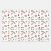 Warme en gezellige winter dingen inpakpapier vel (Voorkant)