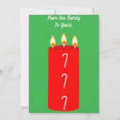 Warme en heerlijke kerst Kaart (Voorkant)