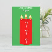 Warme en heerlijke kerst Kaart (Staand voorkant)