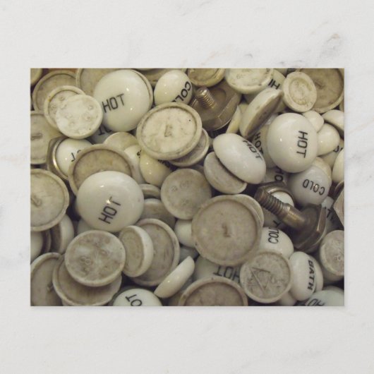  warme en koude porseleinen briefkaart (Voorkant)