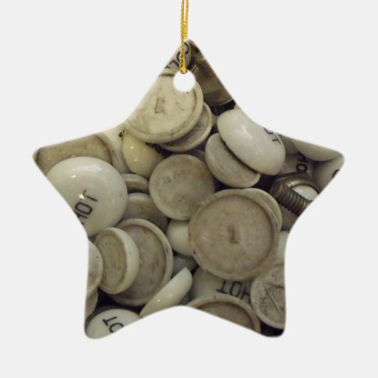  warme en koude porseleinen keramisch ornament (Voorkant)