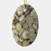  warme en koude porseleinen keramisch ornament (Links)