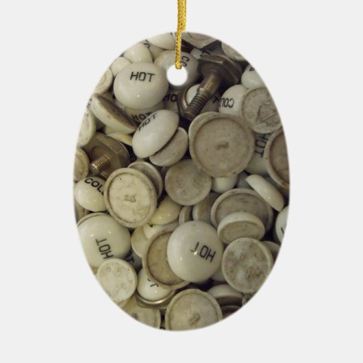  warme en koude porseleinen keramisch ornament (Voorkant)