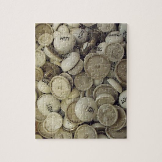  warme en koude porseleinen legpuzzel (Verticaal)