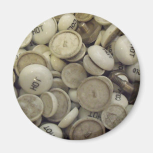  warme en koude porseleinen magneet