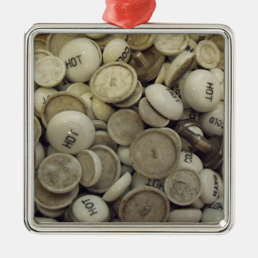  warme en koude porseleinen metalen ornament (Voorkant)