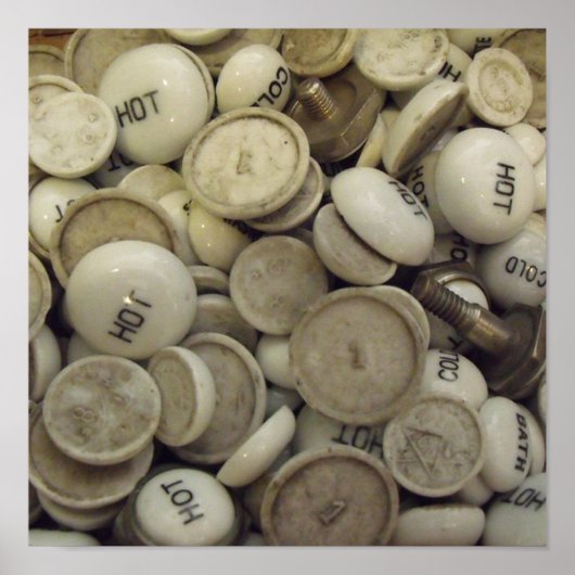 warme en koude porseleinen poster (Voorkant)