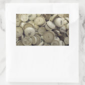  warme en koude porseleinen rechthoekige sticker (Tas)