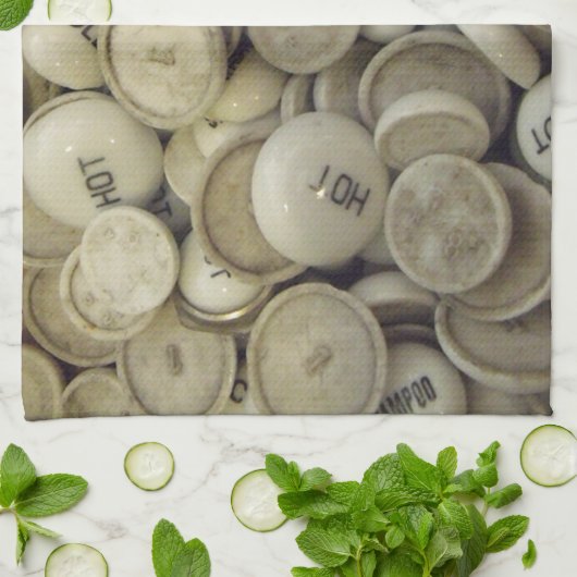  warme en koude porseleinen theedoek (Gevouwen)