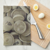  warme en koude porseleinen theedoek (Quarter Fold)